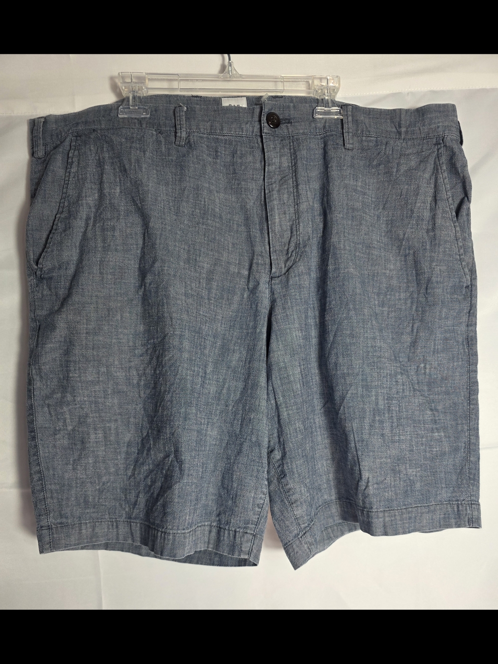 GAP Men's Chambray Flat Front Shorts - Light Blue 38